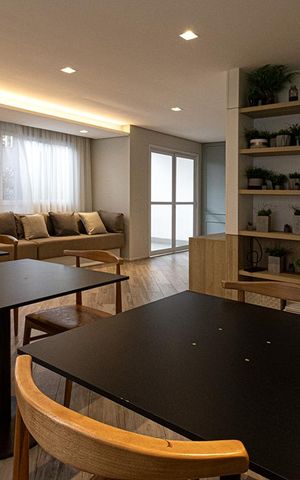 Apartamento à venda com 55m², 2 quartos e 1 vaga Apartamento à venda com 55m², 2 quartos e 1 vagasalão de festas_3