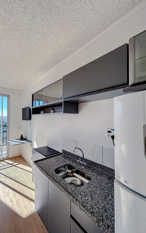 Studio para alugar com 25m², 1 quarto e sem vagaCozinha
