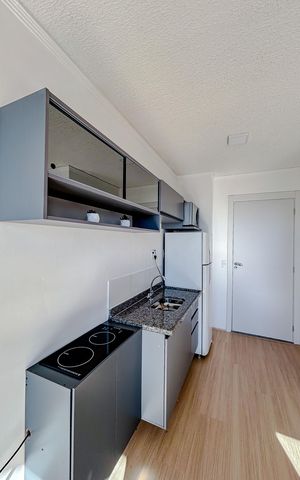 Studio para alugar com 25m², 1 quarto e sem vagaCozinha