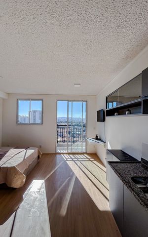 Studio para alugar com 25m², 1 quarto e sem vagaCozinha