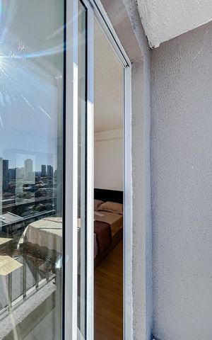 Studio para alugar com 25m², 1 quarto e sem vagaVaranda