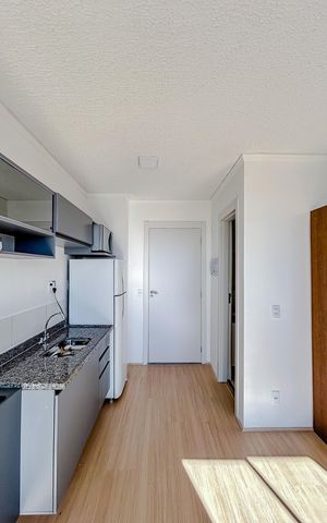 Studio para alugar com 25m², 1 quarto e sem vagaCozinha