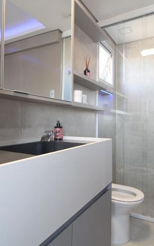 Apartamento para alugar com 117m², 2 quartos e 2 vagasBanheiro da suíte