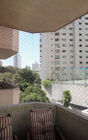 Apartamento para alugar com 128m², 3 quartos e 3 vagasSala - Varanda