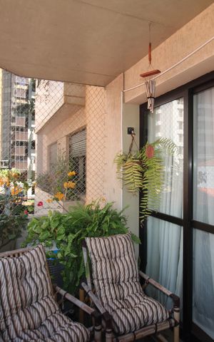 Apartamento para alugar com 128m², 3 quartos e 3 vagasSala - Varanda