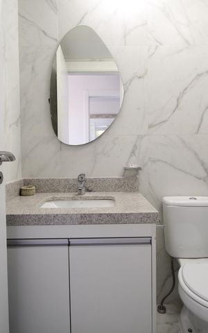 Apartamento à venda com 45m², 1 quarto e sem vagaBanheiro da Suíte 1