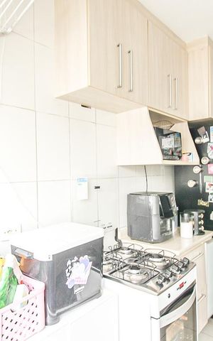 Apartamento à venda com 57m², 2 quartos e 2 vagas Apartamento à venda com 57m², 2 quartos e 2 vagasCozinha e Área de Serviço