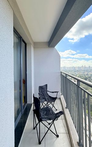 Apartamento para alugar com 34m², 1 quarto e sem vaga Apartamento para alugar com 34m², 1 quarto e sem vagaSacada