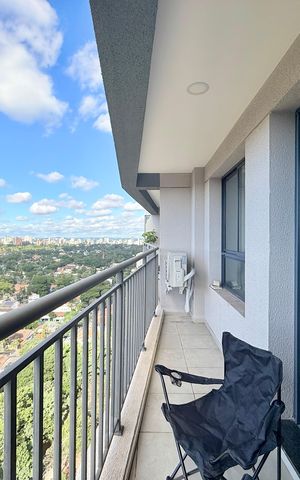 Apartamento para alugar com 34m², 1 quarto e sem vaga Apartamento para alugar com 34m², 1 quarto e sem vagaSacada