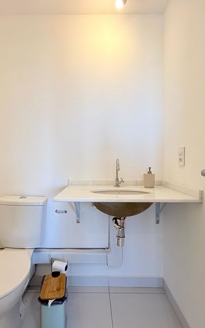 Apartamento para alugar com 34m², 1 quarto e sem vaga Apartamento para alugar com 34m², 1 quarto e sem vagaBanheiro