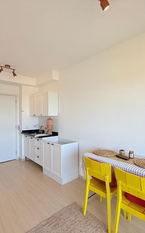 Apartamento para alugar com 34m², 1 quarto e sem vaga Apartamento para alugar com 34m², 1 quarto e sem vagaSala