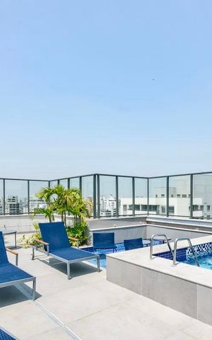 Apartamento para alugar com 38m², 1 quarto e 1 vaga Apartamento para alugar com 38m², 1 quarto e 1 vagaPiscina