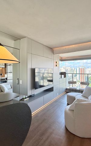 Apartamento para alugar com 38m², 1 quarto e 1 vaga Apartamento para alugar com 38m², 1 quarto e 1 vagaSala