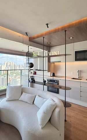 Apartamento para alugar com 38m², 1 quarto e 1 vaga Apartamento para alugar com 38m², 1 quarto e 1 vagaSala