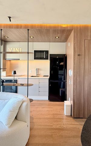 Apartamento para alugar com 38m², 1 quarto e 1 vaga Apartamento para alugar com 38m², 1 quarto e 1 vagaSala