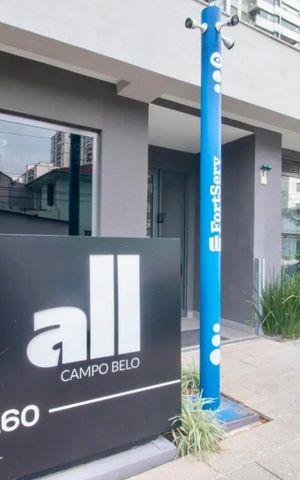 Apartamento para alugar com 38m², 1 quarto e 1 vaga Apartamento para alugar com 38m², 1 quarto e 1 vagaFachada