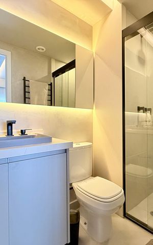 Apartamento para alugar com 38m², 1 quarto e 1 vaga Apartamento para alugar com 38m², 1 quarto e 1 vagaBanheiro Suíte