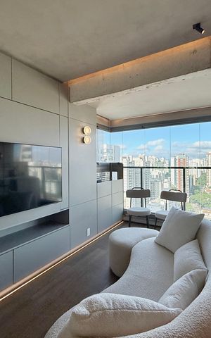 Apartamento para alugar com 38m², 1 quarto e 1 vaga Apartamento para alugar com 38m², 1 quarto e 1 vagaSala