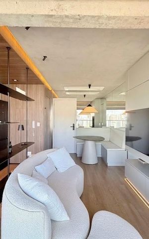 Apartamento para alugar com 38m², 1 quarto e 1 vaga Apartamento para alugar com 38m², 1 quarto e 1 vagaSala