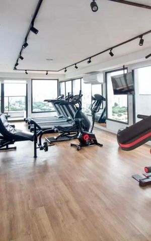 Apartamento para alugar com 38m², 1 quarto e 1 vaga Apartamento para alugar com 38m², 1 quarto e 1 vagaAcademia