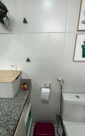 Apartamento à venda com 147m², 4 quartos e 2 vagasBanheiro do Quarto 2 - Suíte