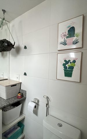 Apartamento à venda com 147m², 4 quartos e 2 vagasBanheiro do Quarto 2 - Suíte