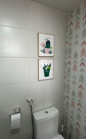 Apartamento à venda com 147m², 4 quartos e 2 vagasBanheiro do Quarto 2 - Suíte