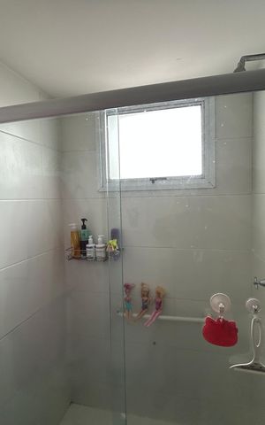 Apartamento à venda com 147m², 4 quartos e 2 vagasBanheiro do Quarto 2 - Suíte