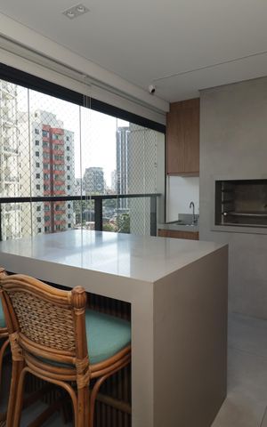 Apartamento à venda com 147m², 3 quartos e 2 vagasChurrasqueira