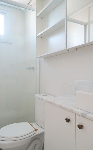 Apartamento à venda com 95m², 2 quartos e 1 vagaBanheiro da Suíte