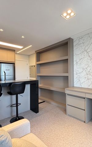 Apartamento para alugar com 42m², 1 quarto e 1 vaga Apartamento para alugar com 42m², 1 quarto e 1 vagaSala/Cozinha