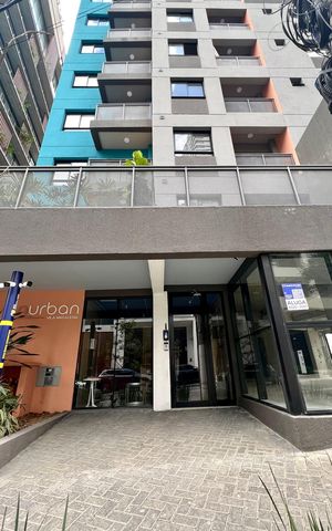 Studio para alugar com 39m², 1 quarto e sem vaga Studio para alugar com 39m², 1 quarto e sem vagaFachada