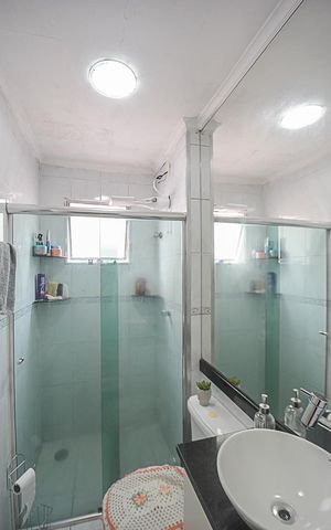 Apartamento à venda com 53m², 2 quartos e 1 vaga Apartamento à venda com 53m², 2 quartos e 1 vagaBanheiro