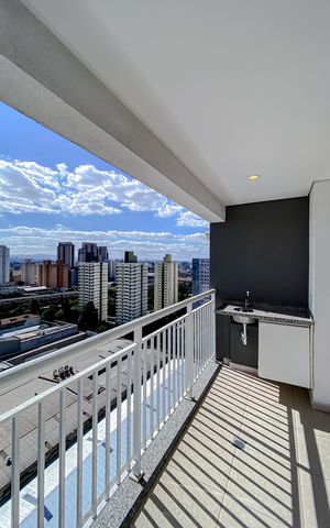Apartamento à venda com 45m², 1 quarto e 1 vaga Apartamento à venda com 45m², 1 quarto e 1 vagaVaranda