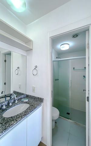 Apartamento à venda com 45m², 1 quarto e 1 vaga Apartamento à venda com 45m², 1 quarto e 1 vagaBanheiro