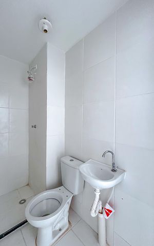Apartamento para alugar com 44m², 2 quartos e sem vagaBanheiro