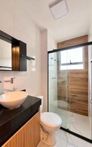 Apartamento à venda com 47m², 2 quartos e 1 vaga Apartamento à venda com 47m², 2 quartos e 1 vagaBanheiro