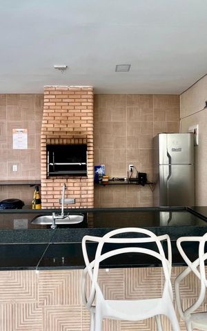 Apartamento à venda com 47m², 2 quartos e 1 vaga Apartamento à venda com 47m², 2 quartos e 1 vagaÁrea comum - Churrasqueira