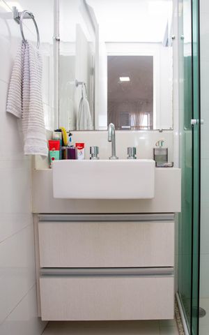 Apartamento à venda com 56m², 2 quartos e 1 vagaBanheiro da Suíte