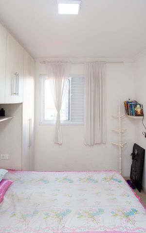 Apartamento à venda com 56m², 2 quartos e 1 vagaQuarto Suíte