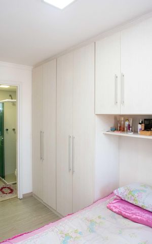 Apartamento à venda com 56m², 2 quartos e 1 vagaQuarto Suíte