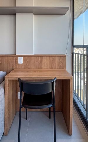 Apartamento para alugar com 28m², 1 quarto e sem vaga