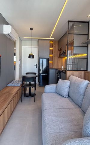 Apartamento para alugar com 28m², 1 quarto e sem vaga