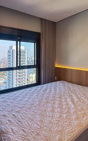 Apartamento para alugar com 28m², 1 quarto e sem vaga