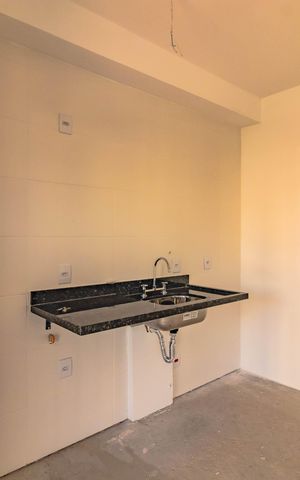 Studio à venda com 51m², 1 quarto e 1 vaga