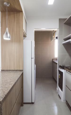 Apartamento à venda com 68m², 3 quartos e 2 vagas Apartamento à venda com 68m², 3 quartos e 2 vagasCozinha