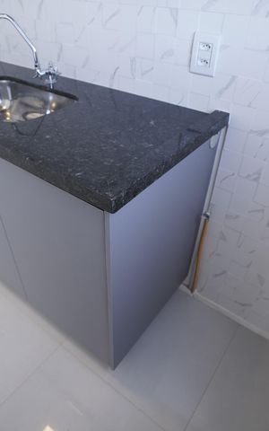 Apartamento para alugar com 61m², 3 quartos e 1 vaga Apartamento para alugar com 61m², 3 quartos e 1 vagaCozinha e Área de serviço