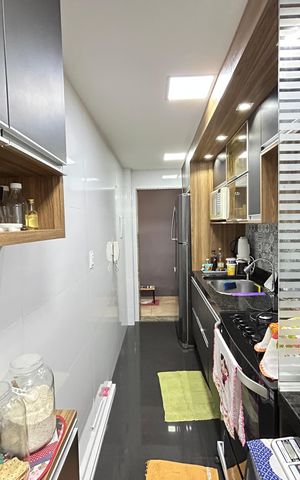Apartamento à venda com 49m², 2 quartos e 1 vagaCozinha e Área de Serviço