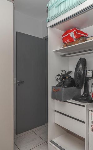 Apartamento à venda com 65m², 3 quartos e 1 vagaQuarto 3 / closet