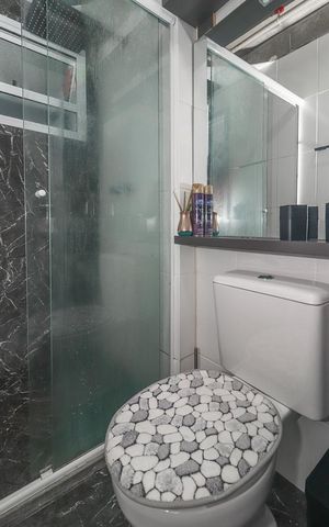 Apartamento à venda com 65m², 3 quartos e 1 vagaBanheiro da Suíte